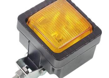 LAMPA ROBOCZA PROSTOKĄTNA PLASTIKOWA ŻARÓWKA, 12V 55W, ŻÓŁTA