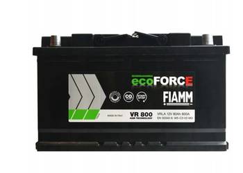 Akumulator 80AH Fiamm ECOFORCE AGM DARMOWA WYMIANA