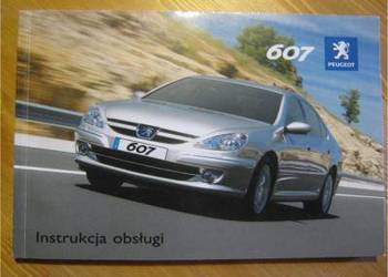 INSTRUKCJA OBSŁUGI  PEUGOET  607 -  Oryginalna fabryczna