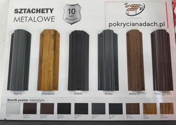 Sztachety metalowe - trwałość na lata !
