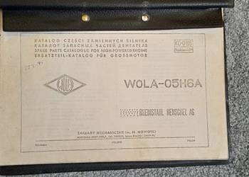 Katalog części silnika Wola-05H6A oryginał