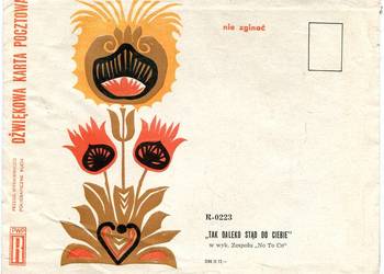 Tak daleko stąd do ciebie Zespół No To Co Pocztówka dżwiękow