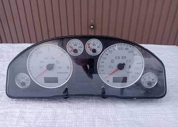 licznik białe zegary do audi a6 c5