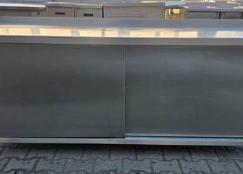 Stół Gastro z Szafką Drzwi Suwane 200/60/85 cm M.1310 N