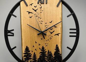 drewniane zegary na ścianę - indywidualne podejście