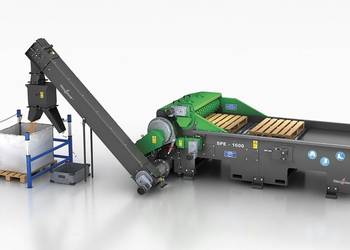 Rozdrabniacz Rębak do palet zrębki płyt z drewna Elektryczny kruszarka Kożuchów