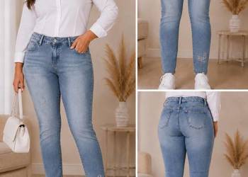 Jeans damski HEYCIO rozm XL-pas 76-94 cekiny