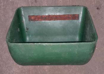 KORYTO 145 DLA KONI,BYDŁA, OWIEC,TRZODY ZIELONE 14L 450X290X320MM