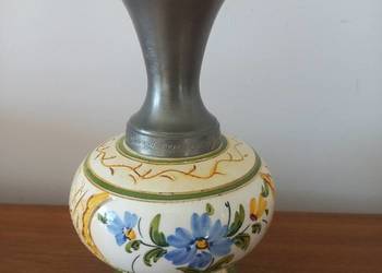 Wazon artystyczny Tirol cyna ceramika