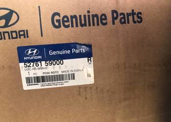 x2 Tarcza hamulcowa plus klocki HYUNDAI H350 5830159A10 5276159000