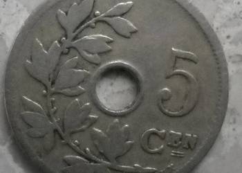 BELGIA-5 CENTIMES-1904 r