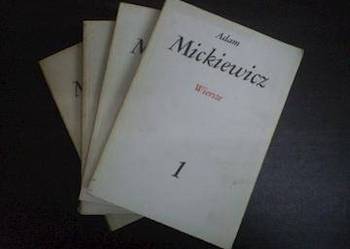 Dzieła poetyckie 4 tomy: Wiersze; ... - Mickiewicz /FA