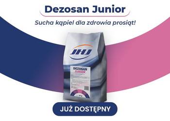 Dezosan Junior – sucha kąpiel dla prosiąt – 300 kg higiena prosiąt preparat
