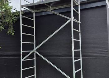 Lekkie aluminiowe rusztowanie Krause ClimTec 5,20m z kołami na schody