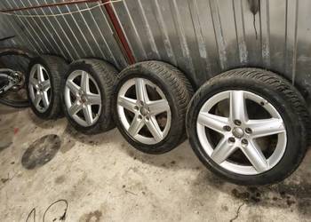 Felgi Alusy Koła Audi A4 A6 Passat itd 5x112 17" z zimowkami