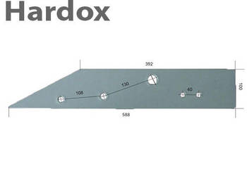 Płoza krótka HARDOX 85675/P części do pługa OVERUM