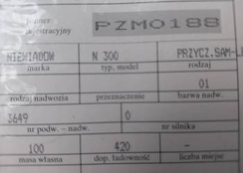 Kolekcjonerska przyczepa lekka N300 Niewiadów