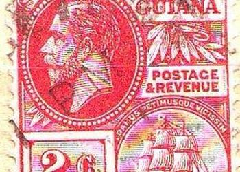 Zn. Brytyjska Gujana Mi 129a  kas 1913