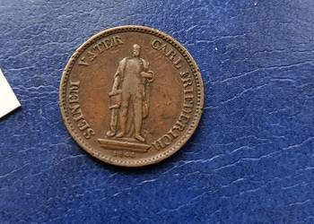 Stare monety 1 krajcar 1844 Niemcy Badenia Stare monety 1 krajcar 1844 Niemcy Badenia