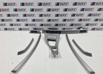 BMW 3 E90 E91LCI LIFT NAVI LISTWY OZDOBNE DEKORY KONSOLI EU SZARE KOMPLET