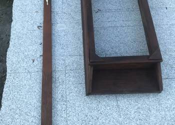 Obudowa grobu urna + krzyż, obramowanie urnowe, tymczasowa obudowa nagrobna