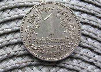 Niemcy 1 Reichsmarka 1939r - A - Trzecia Rzesza