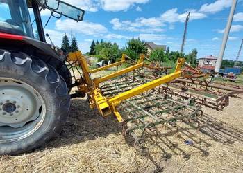 Brona ciężka hydrauliczna 4m z wałami strunowymi