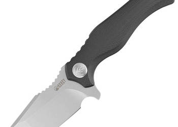 Nóż Kubey Knife Golf Black G10, Beadblasted AUS-10 (KU230C)