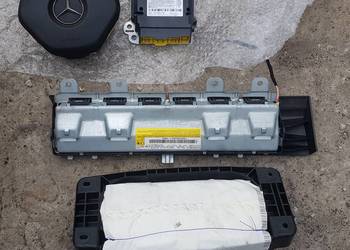 PODUSZKI AIRBAG KONSOLA DESKA MERCEDES CLA W117 C117 X117 komplet