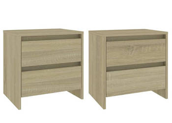 Szafki nocne 2 szt. dąb sonoma 45x345x445 cm WM-809852