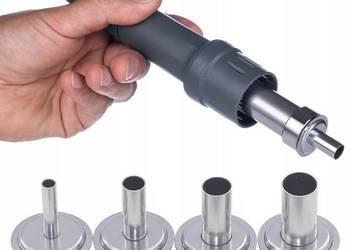 Zestaw 4 Dysz Hot Air Prosty | Średnice 5–12 mm, Stal