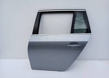 DRZWI LEWE TYLNE TYŁ BMW E61 SILBERGRAU A08/7