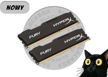 [NOWY] Kingston HyperX Fury 8 GB (2x4GB) DDR3 1600MHz CL10 [Czarny]