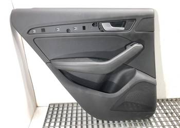 BOCZEK DRZWI LEWY TYŁ AUDI Q5 8R SUV 08-17 TAPICERKA