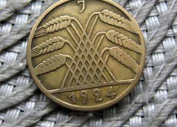 Miemcy 10 Rentenpfennig 1924r - J