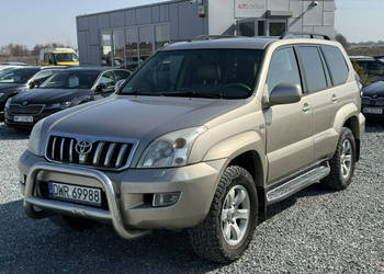 Toyota Land Cruiser 3.0 D-4D 166KM 2005r, Salon PL, 4WD, 8-osobowy, DVD, s…
