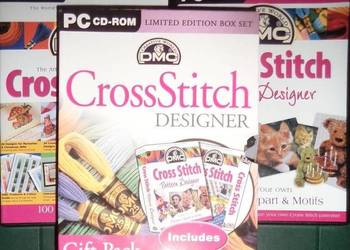 Cross Stich Designer PC CD BOX, 2002 rok, 2 płyty FOLIA