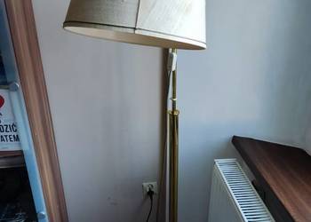 Lampa stojąca podłogowa chromowana z regulacjami
