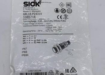 Sick GRL18-P2431V Photoelectric Sensor