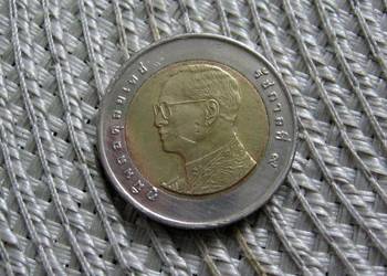 Tajlandia 10 Bahtów 2013r