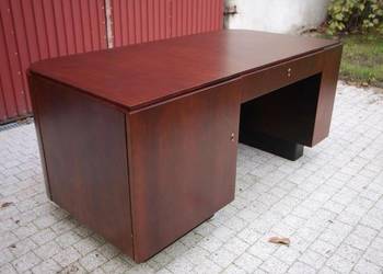 Wyjątkowe biurko ART DECO z 1930 roku, orzech,