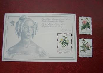 Belgia 1989 MNH Mi. 2370/71 Flora Róże Kwiaty  a