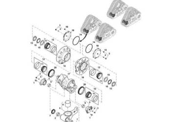 John Deere 9470RX - Dżwignia RE575993 (Gąsienice i obciąźniki) John Deere 9470RX - Dżwignia RE575993 (Gąsienice i obciąźniki)