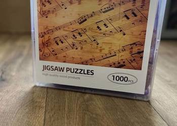 Puzzle muzyczne 1000 el nuty pianino nieotwierane układanka