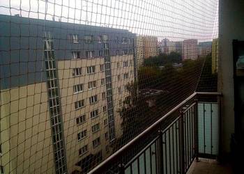 OCHRONA BALKONU DLA KOTÓW SIATKA bez wiercenia Warszawa Siatka Na Balkon