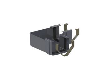 Krop PVC narożnik kwadratowy uniwersalny 135 mm grafit ral 7016