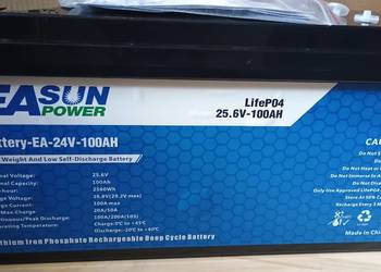 LiFePO4  Nowy Okazja  25.6V 100Ah