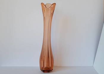 Wazon Rotterdam (ok. 35,8 cm), Kupczyk, kolorowe szkło PRL