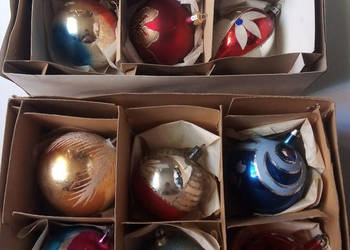 stare bombki vintage PRL