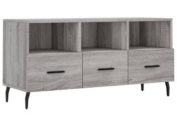 Szafka pod telewizor szary dąb sonoma 102x36x50 cm WM-829058